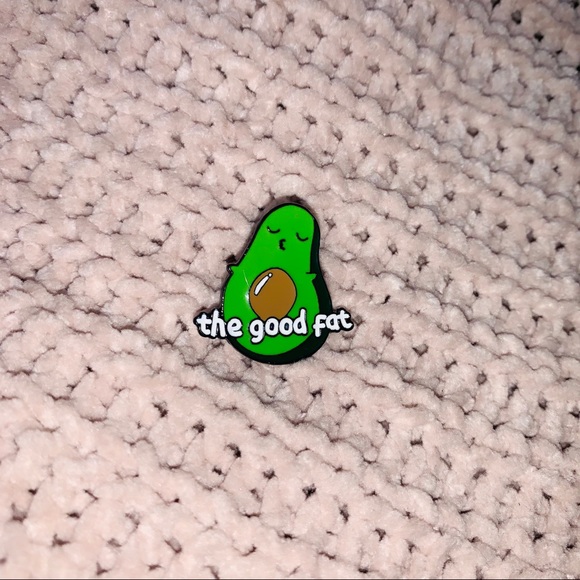 NEW “The Good Fat” avocado jewelry brooch pin - Picture 4 of 5
